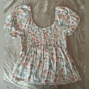 LUQ Blouse with Floral Print - SO SOFT!!